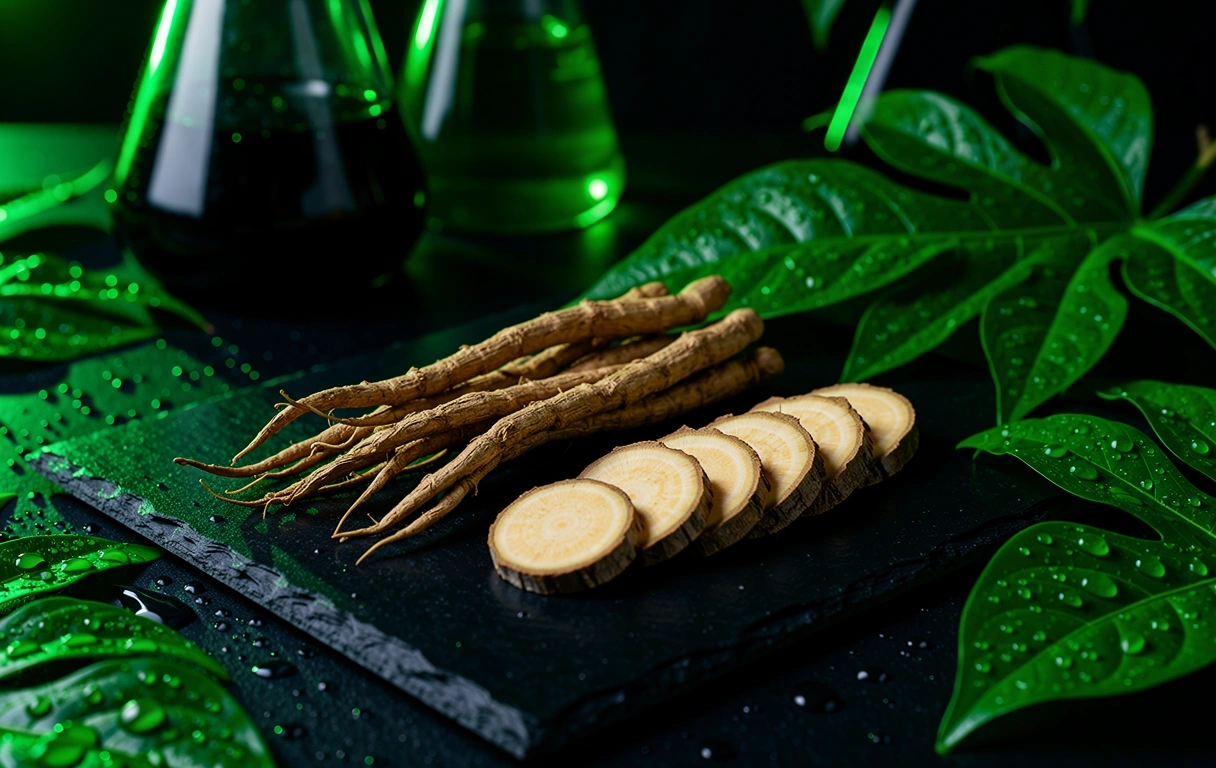 Vibrant botanical vitality textures